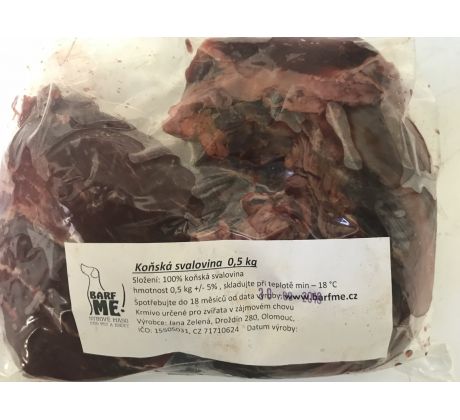 koňská svalovina kusová 0,5 kg