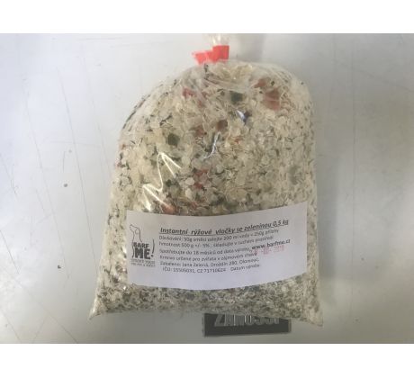 Rýžové vločky se zeleninou 0,5 kg