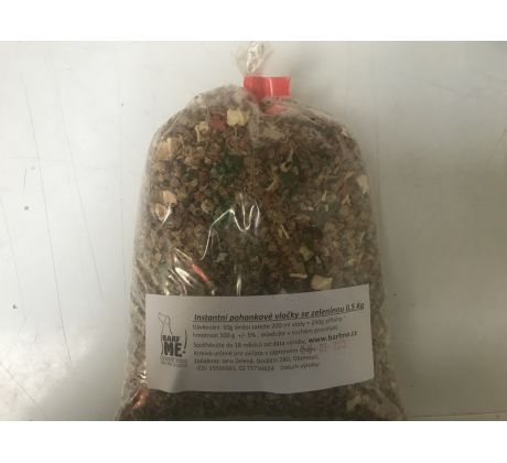 Jáhlové vločky se zeleninou 0,5 kg
