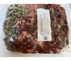 Koňská svalovina mletá s vojtěškou 1 kg